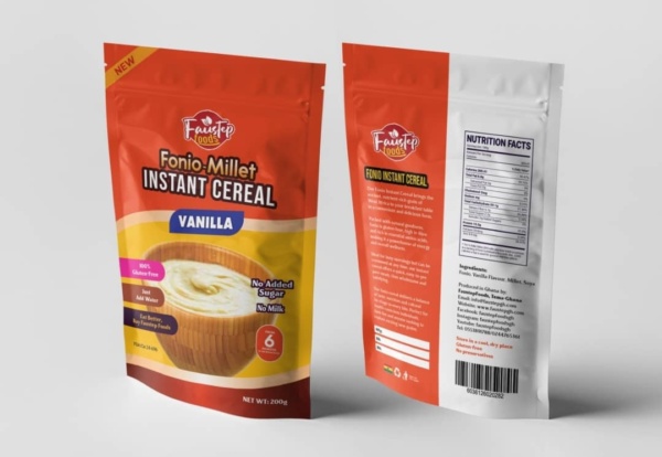 FONIO MILLET INSTANT CEREAL – VANILLA