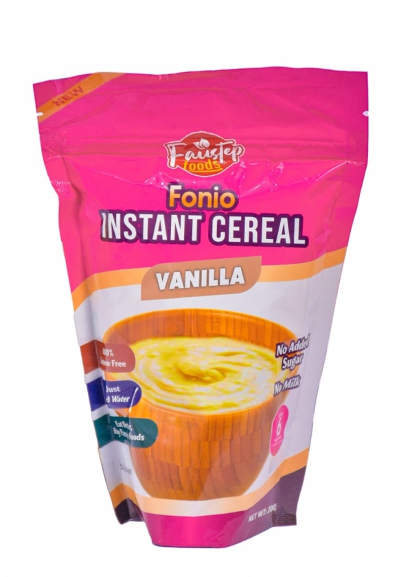 FONIO MILLET INSTANT CEREAL – VANILLA
